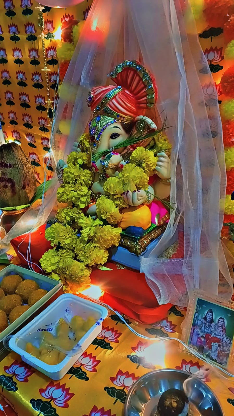 Ganpati decoration